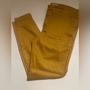 J. Crew Yellow Women’s Chino Pants - Classic Casual, Size 32